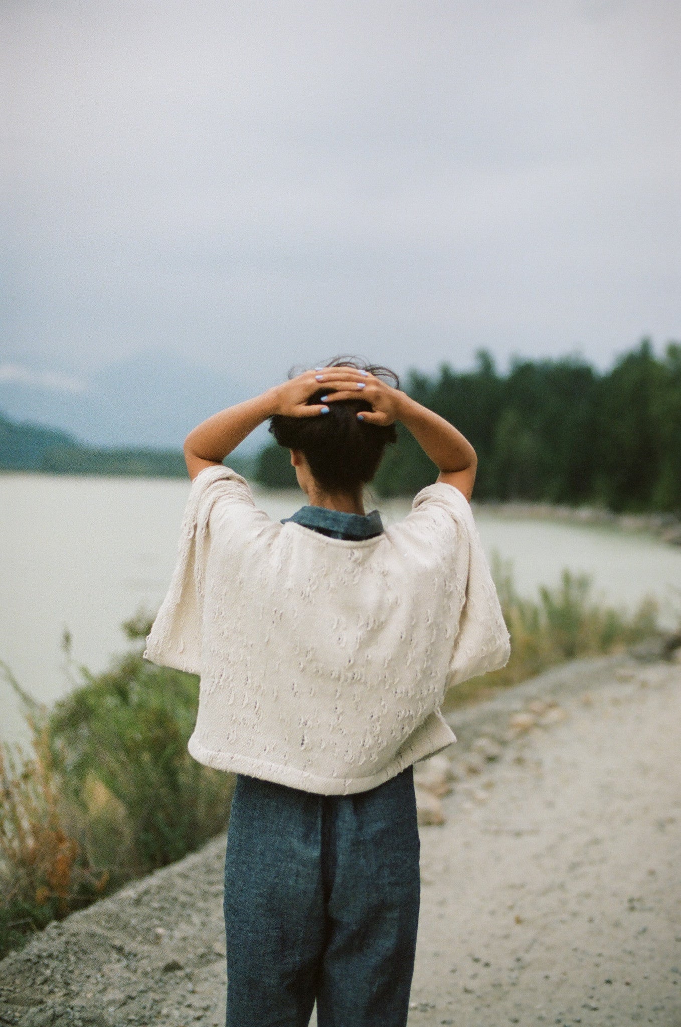 short poncho